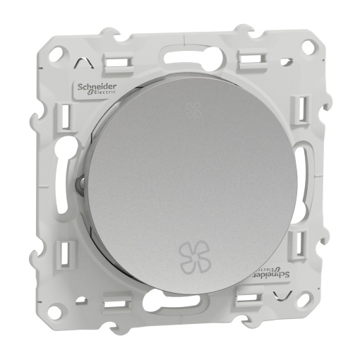 Odace - Comando de ventilação - 10AX - Alumínio