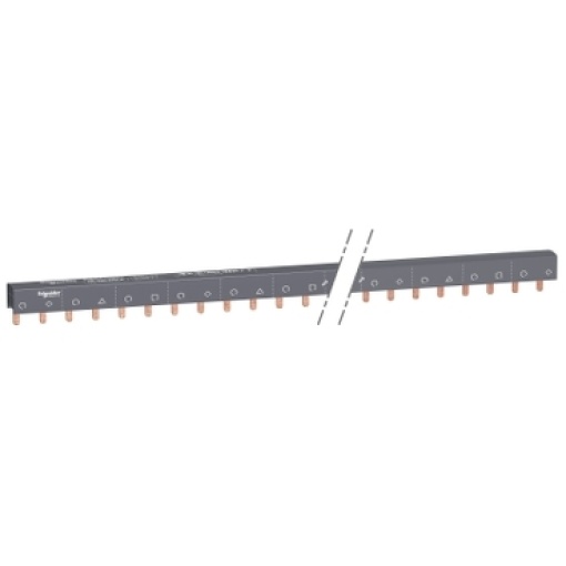 Acti9 - comb busbar - 3LN balanced - 18 mm pitch - 57 modules - 100 A