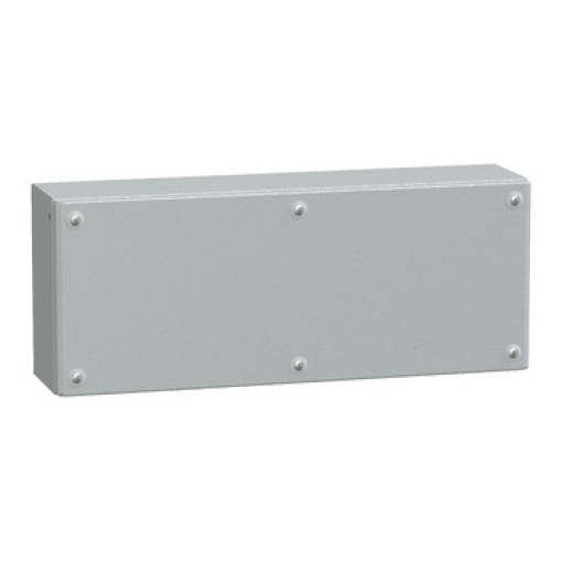 Metal industrial box plain door H200xW500xD120 IP66 IK10 RAL 7035