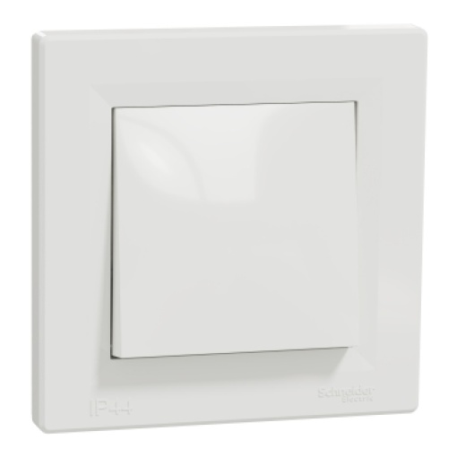 Asfora - Interruptor unipolar - 10A - IP44 - Branco