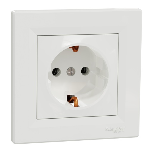 Asfora - Tomada 2PT - 16A - Branco