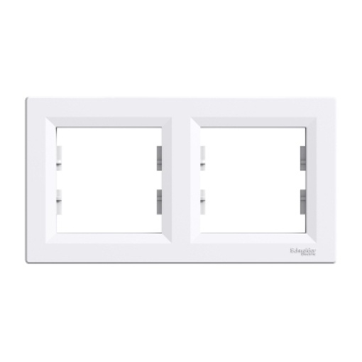 Asfora - Quadro horizontal 2 elementos - Branco