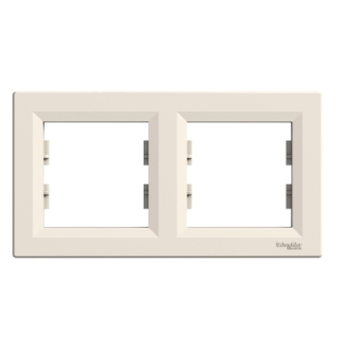 Asfora - Quadro horizontal 2 elementos - Creme