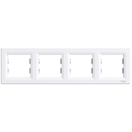 Asfora - Quadro horizontal 4 elementos - Branco