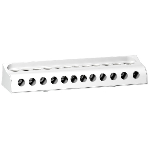 Linergy - additional Neutral bar for screw distri block - 125 A - 12 connections