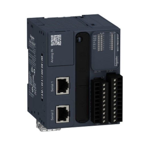 Controlador M221 Modular 16 ES do tipo transistor PNP