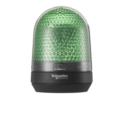 Baliza giratoria , 100 mm, verde, sem buzzer, 48 v dc