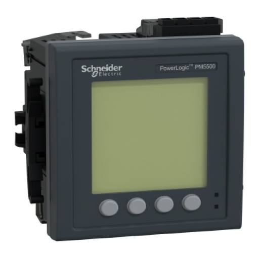 PM5560 Central de medida, 2 ethernet, até 63 H, 1,1M 4DI2DO 52 alarmes