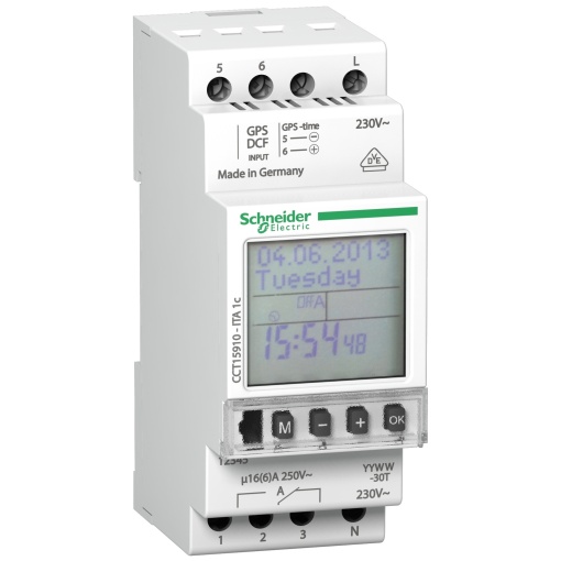 Acti9 - ITA - interruptor horário anual 1C - 24 horas  7 dias  ano