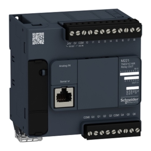 Controlador M221 16 ES do tipo relé