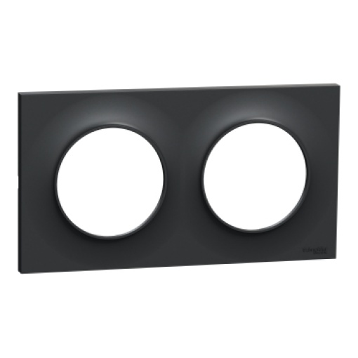 Odace - Styl - cover frame - 2 gangs HV71 - anthracite