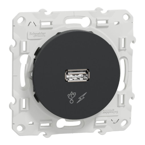 Odace - Carregador USB - 5V - Antracite