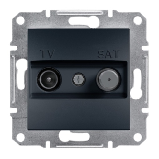 Asfora - Tomada TV-SAT Terminal 1db - Antracite