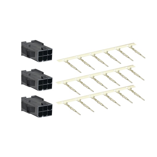 kit ligador potência motor,Lig. Std, c freio para BCH2.B.D.F - 406080mm