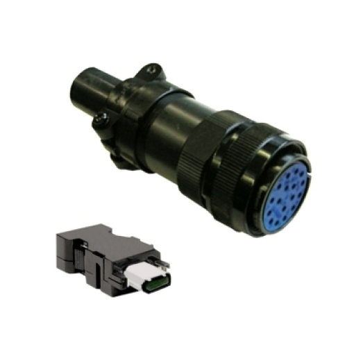 Kit encoder, Ligador MIL para BCH2.H.M.R - 100130180mm, ficha CN2