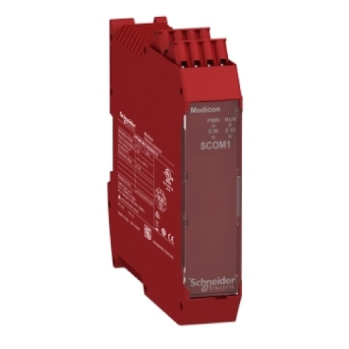RS485 Safe communications expansion module 1 way, Modicon MCM, spring term
