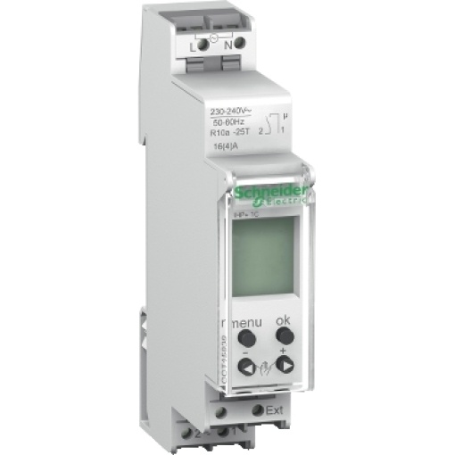 Acti9 - IHP 1C 18 mm digital time switch with weekly program