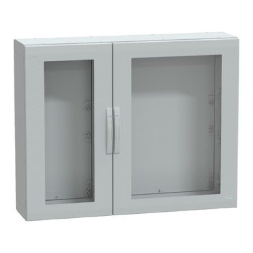 Floor standing encl. polyester vers.PLA compl.sealed 1000x1250x320 IP65 glazed