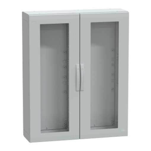 Floor standing encl. polyester vers.PLA compl.sealed 1250x1000x320 IP65 glazed