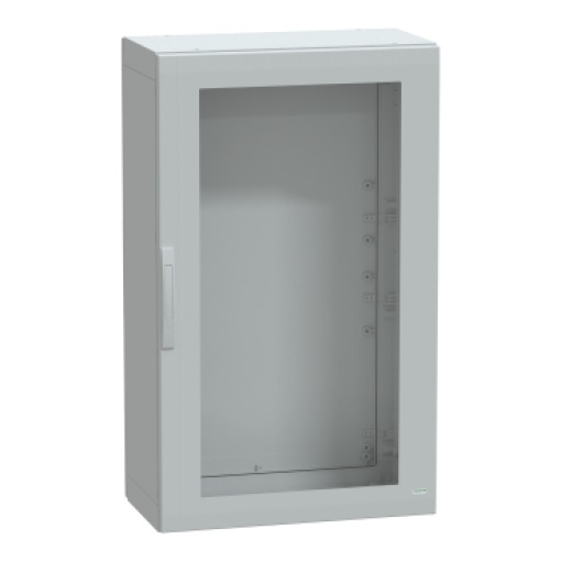 Floor standing encl. polyester vers.PLA compl.sealed 1250x750x420 IP65 glazed