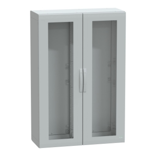 Floor standing encl. polyester vers.PLA compl.sealed 1500x1000x420 IP65 glazed