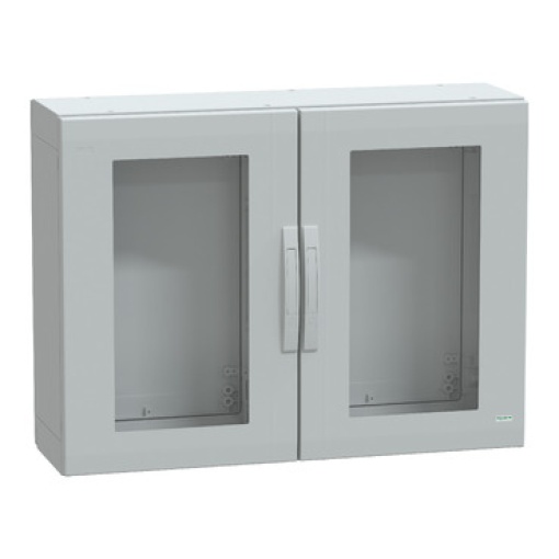 Floor standing encl. polyester vers.PLA compl.sealed 750x1000x320 IP65 glazed