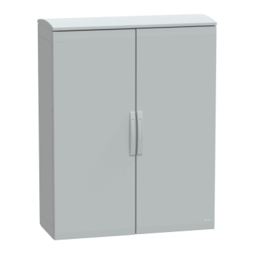 Floor standing encl. polyester vers.PLAT open top w canopy 1250x1000x420 IP44