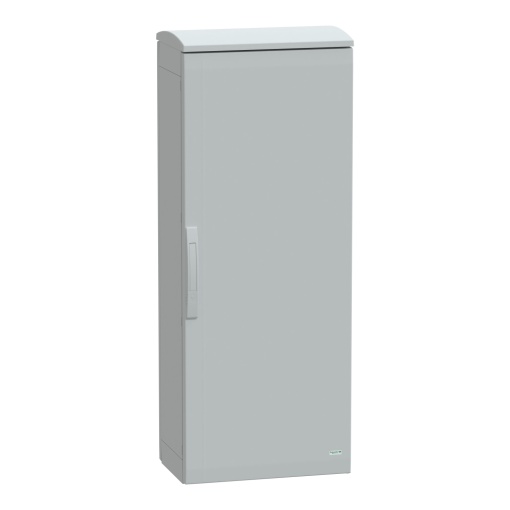 Floor standing encl. polyester vers.PLAT open top w canopy 1250x500x320 IP44