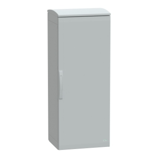 Floor standing encl. polyester vers.PLAT open top w canopy 1250x500x420 IP44