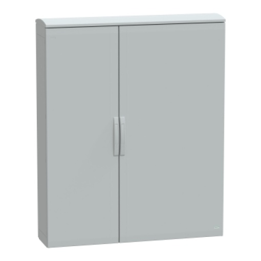 Floor standing encl. polyester vers.PLAT open top w canopy 1500x1250x320 IP44