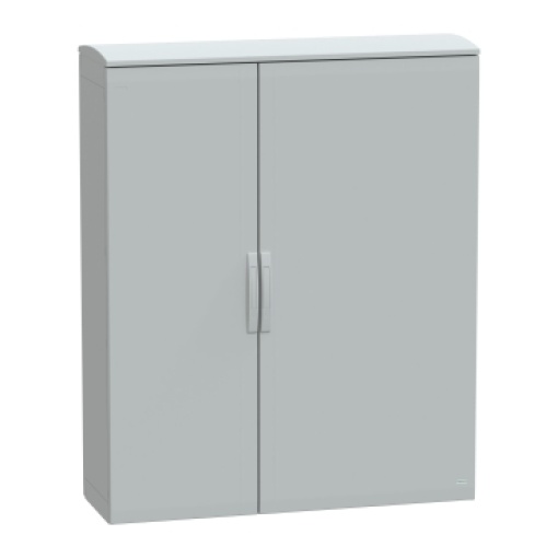 Floor standing encl. polyester vers.PLAT open top w canopy 1500x1250x420 IP44