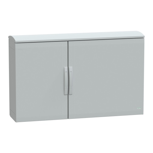 Floor standing encl. polyester vers.PLAT open top w canopy 750x1250x320 IP44