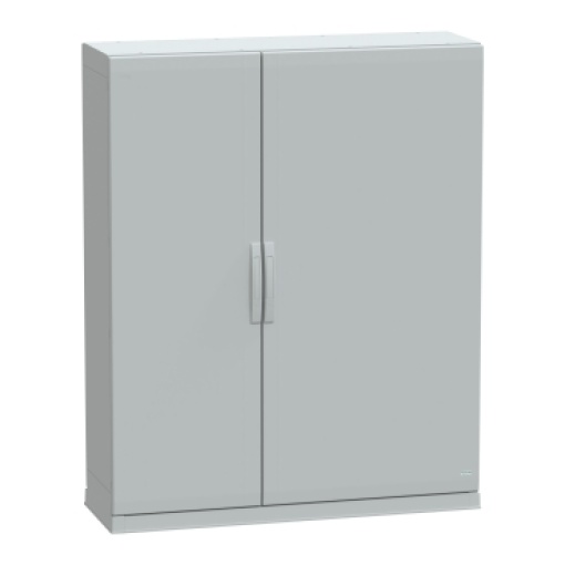 Floor standing encl.polyester vers.PLAZ wplinth open bottom 1500x1250x420 IP54