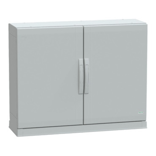 Floor standing encl.polyester vers.PLAZ wplinth open bottom 750x1000x320 IP54