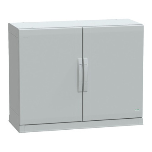 Floor standing encl.polyester vers.PLAZ wplinth open bottom 750x1000x420 IP54