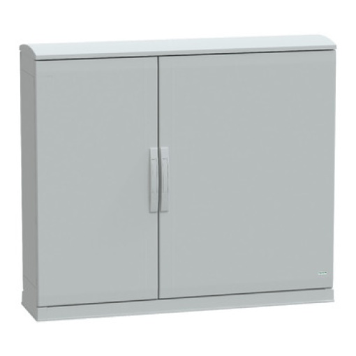 Floor standing encl.polyester vers.PLAZT wopen plinthcanopy 1000x1250x320 IP44