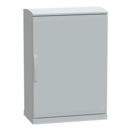 Floor standing encl.polyester vers.PLAZT wopen plinthcanopy 1000x750x420 IP44