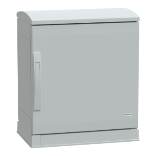 Floor standing encl.polyester vers.PLAZT wopen plinthcanopy 500x500x320 IP44
