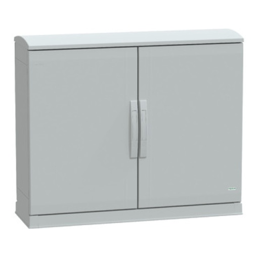 Floor standing encl.polyester vers.PLAZT wopen plinthcanopy 750x1000x320 IP44