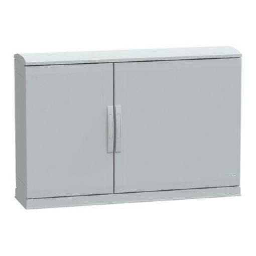 Floor standing encl.polyester vers.PLAZT wopen plinthcanopy 750x1250x320 IP44
