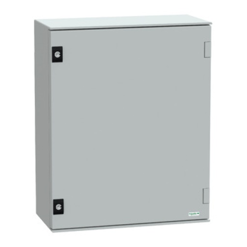 wall-mounting enclosure polyester monobloc IP66 H530xW430xD200mm