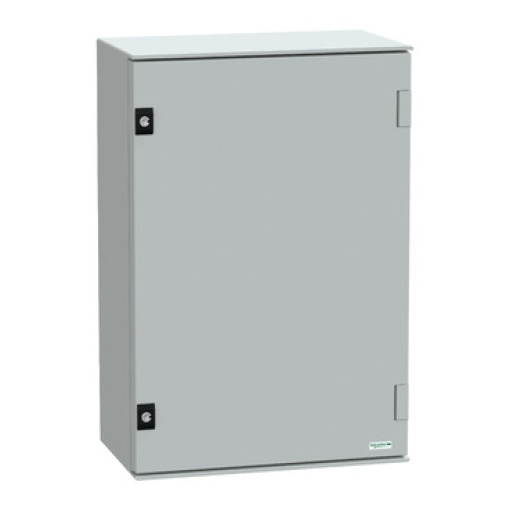 wall-mounting enclosure polyester monobloc IP66 H647xW436xD250mm