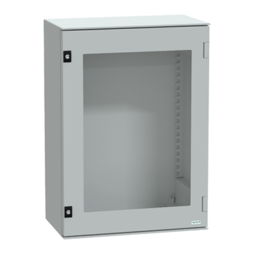 wall-mounting enclosure polyester monobloc IP66 H747xW536xD300mm glazed door