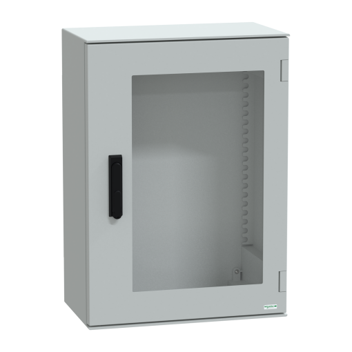 wall-mounting encl. polyester monobloc IP66 747x536x300mm 3p.lock glazed door