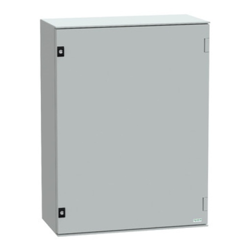 wall-mounting encl. polyester monobloc IP66 H847xW636xD300mmbakelite mount.pl.