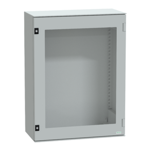wall-mounting enclosure polyester monobloc IP66 H847xW636xD300mm glazed door