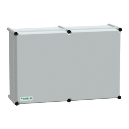 Caixa PLS, traseira em poliéster, cobertura opaca para PC IP66 36x54x18cm