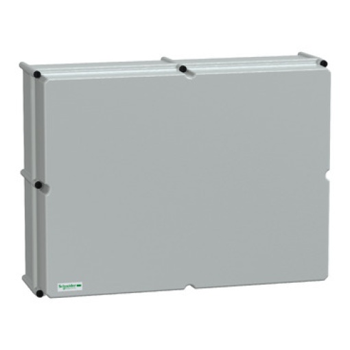 Caixa PLS, traseira em poliéster, cobertura opaca para PC IP66 54x72x23cm