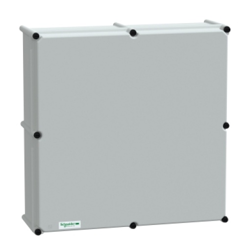 PLS box, polyester rear, polyester cover IP66 54x54x18cm