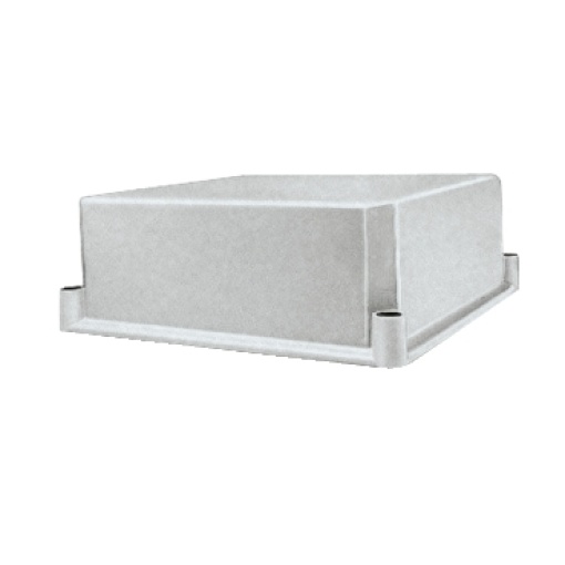 Opaque polycarbonate cover 27x54x9.5cm